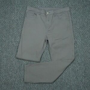 Blue Delta Pants Men 34x28 Gray 5 Pocket Stretch Custom Made Cotton Chino